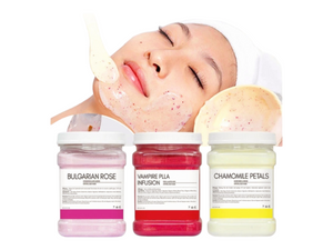 Facial jelly mask powder