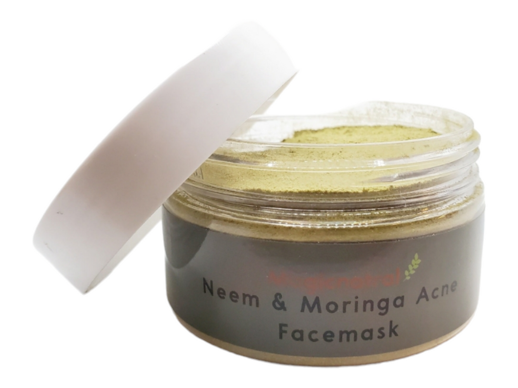 Organic neem face mask for acne (4oz, 119ml)