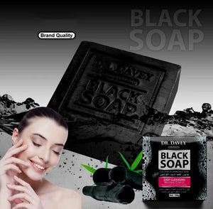 Charcoal skin whitening soap