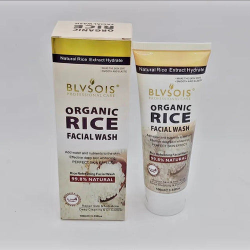 Organic rice face wash