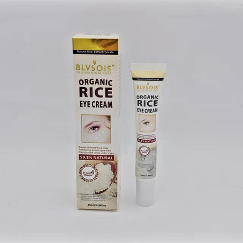 Organic rice eye cream