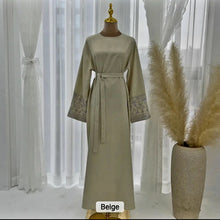 Load image into Gallery viewer, Linen abaya dress