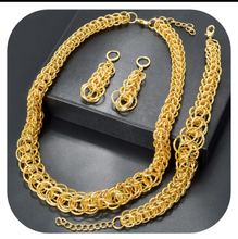 Load image into Gallery viewer, Luxury 18k gold plated necklace set