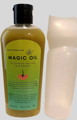 1 magic oil for extreme, 1 hair applicator bottle